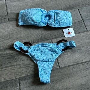 Bikini lovers Celeste blue bikini set
